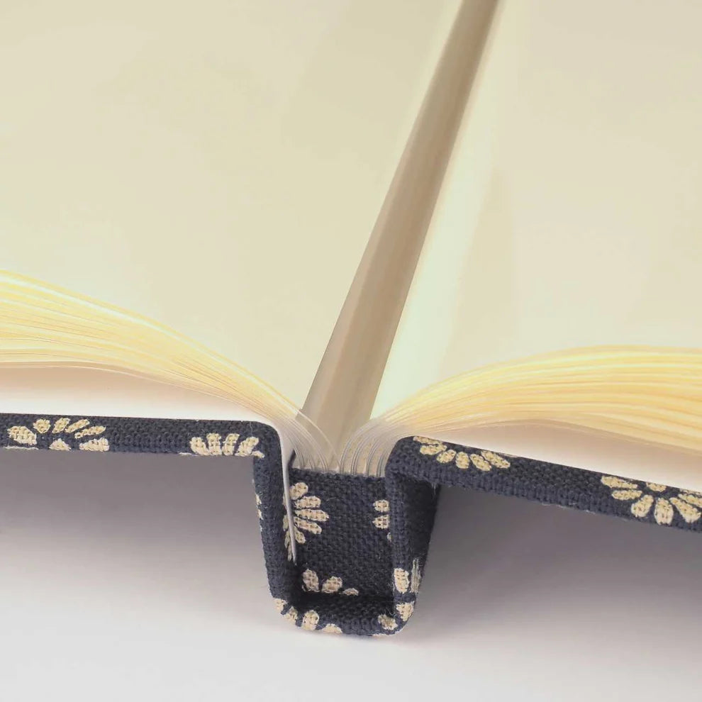 Goshuin Holder, Navy Chrysanthemums - Scents of Japan