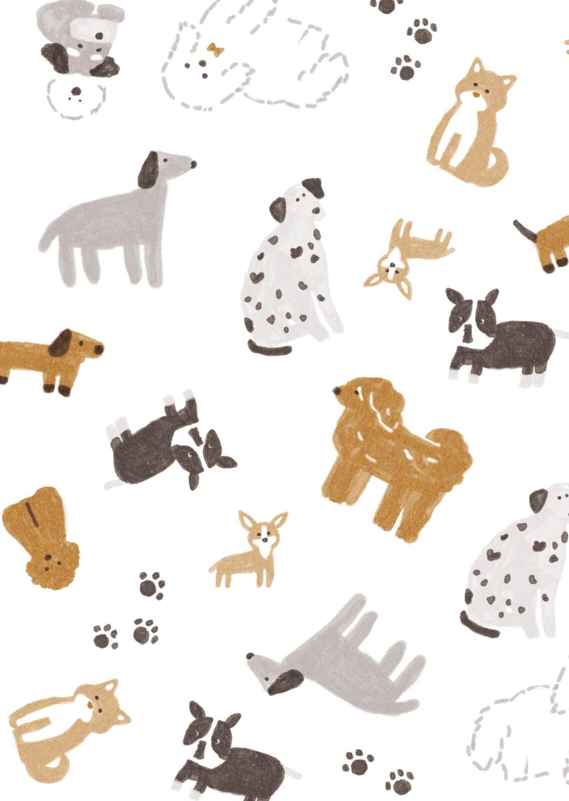 Dogs, Japanese paper book covers