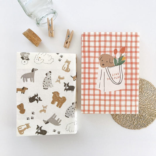 Dogs, Japanese paper book covers