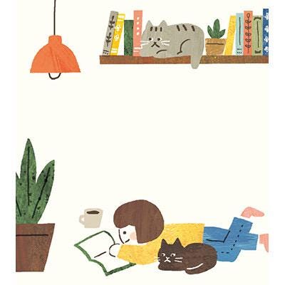 Television & Cat Memo Pad