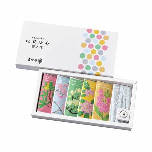 Flower Scents, Assortment of 6, Incense Gift Set