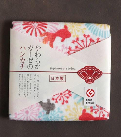 Fireworks and Goldfish Handkerchief