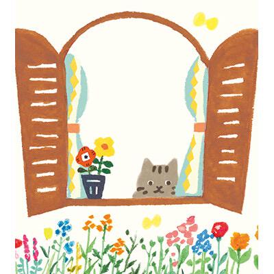 Television & Cat Memo Pad