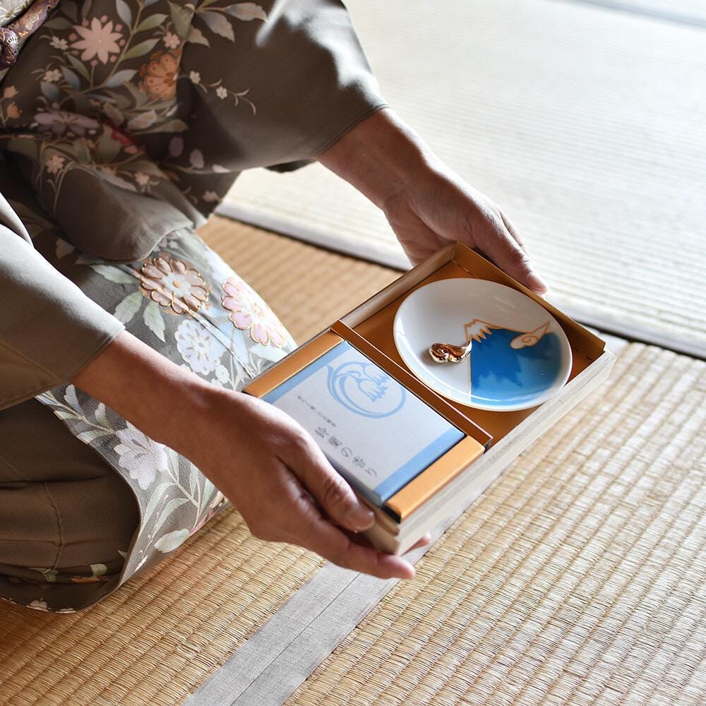 Mt Fuji, Blue, Incense Gift Set