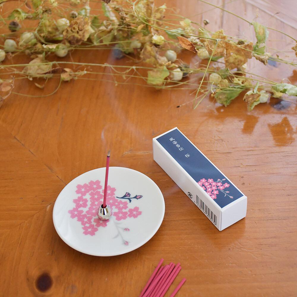 Cherry Blossom Design Incense Gift Set