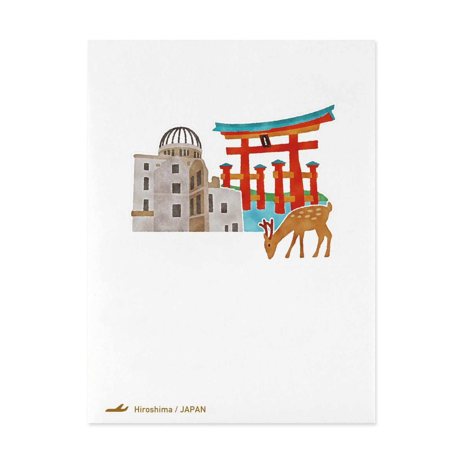 Hiroshima Pop Up World Note Pad