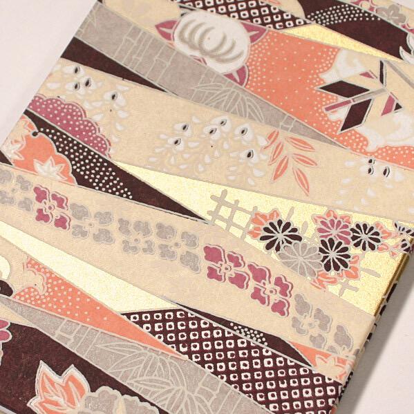 Goshuin-chou (Book Of Seals), Diagonal Pattern, Purple