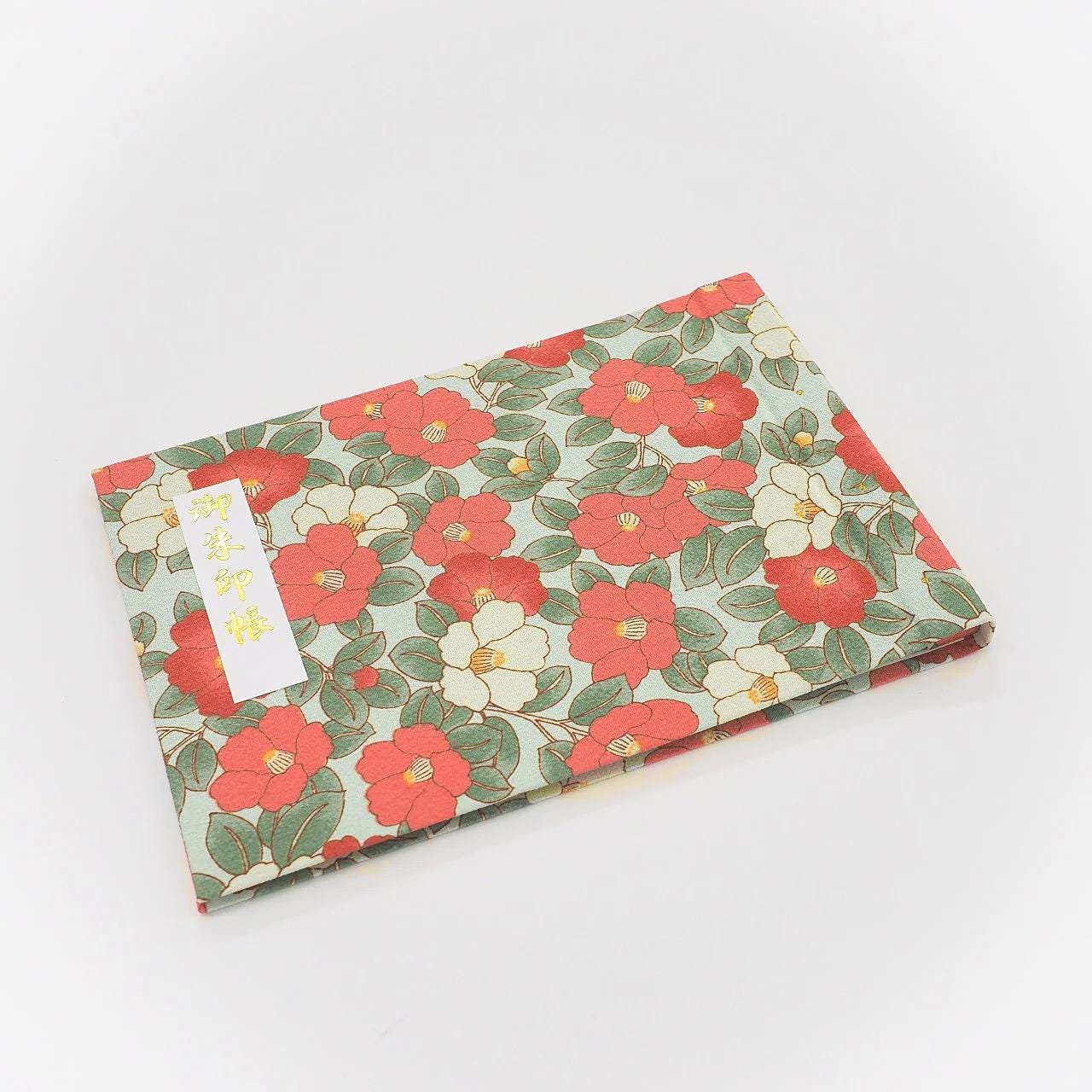Goshuin Holder (Spread Size), “Camellia Flowers"