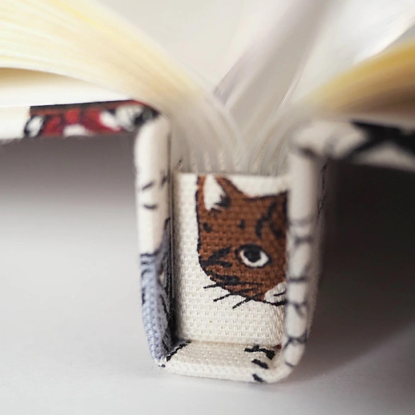 Goshuin Holder (Spread Size), Japanese Cats