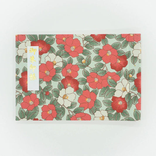 Goshuin Holder (Spread Size), “Camellia Flowers"