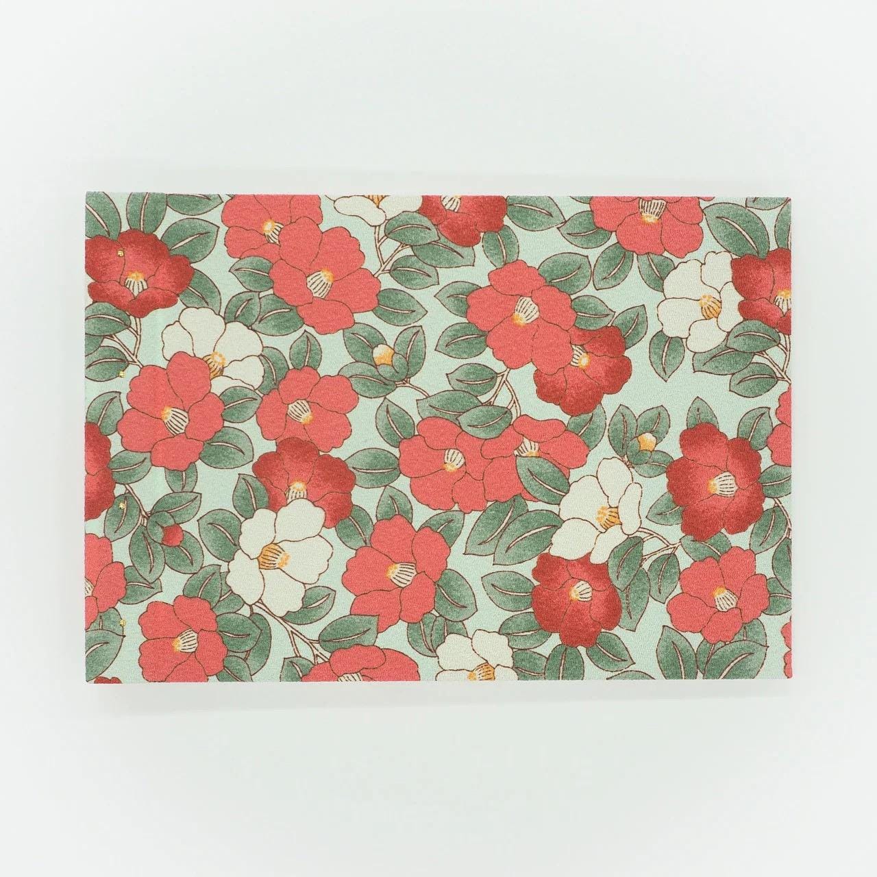 Goshuin Holder (Spread Size), “Camellia Flowers"