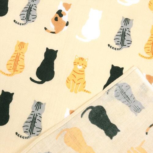 Handkerchief, Cats of Japan