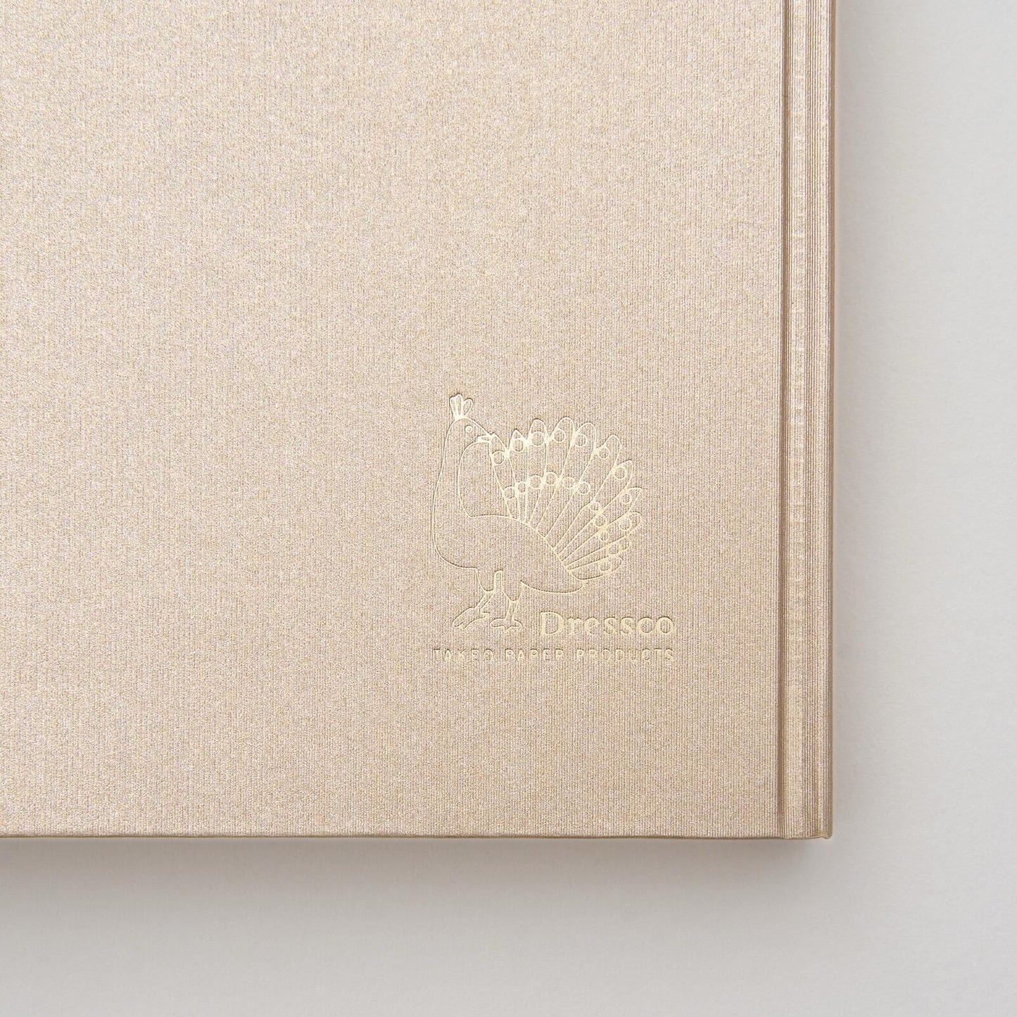 Stamp Note Book, Passport Size, Champagne Gold