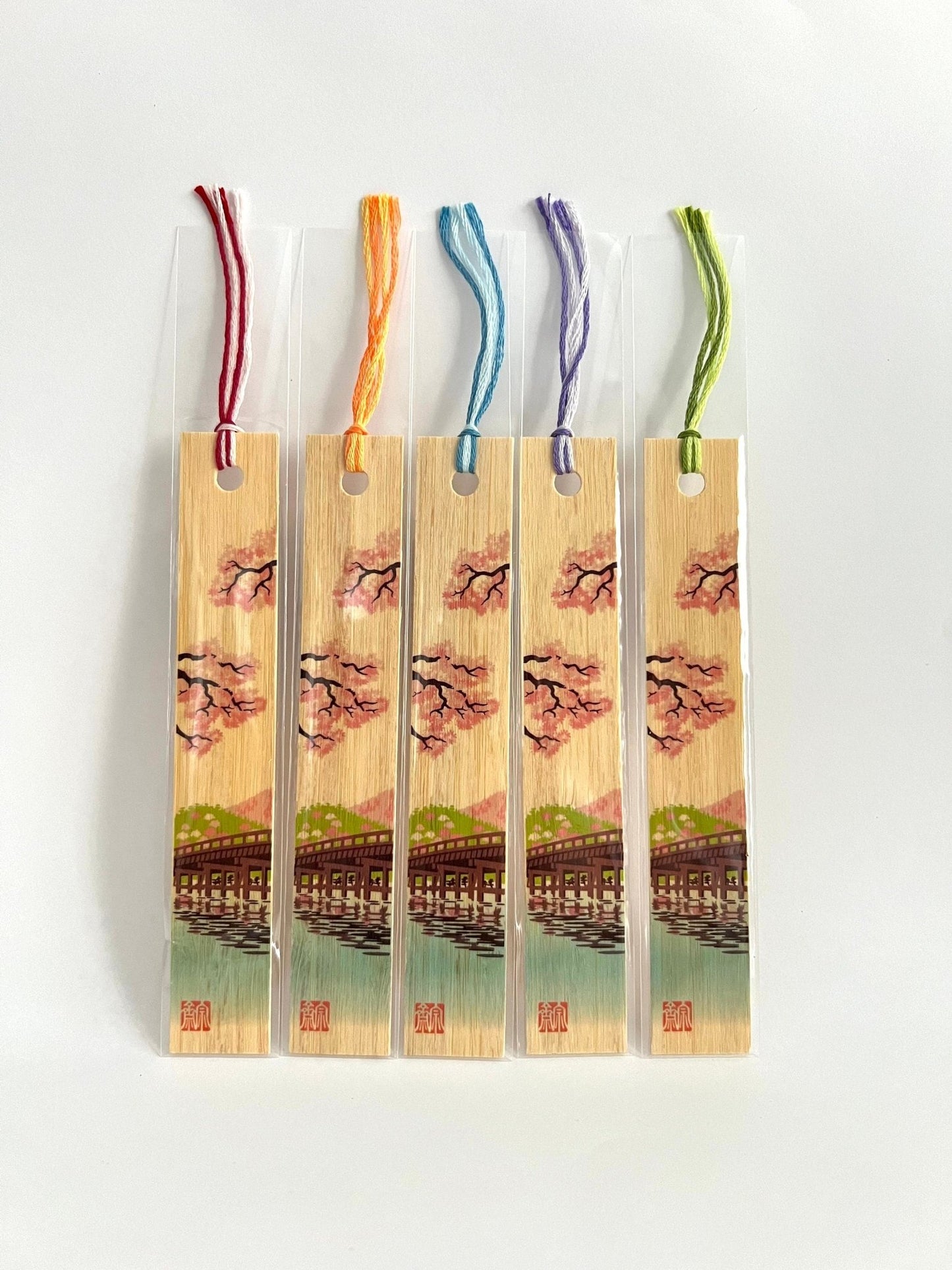 Japanese Bamboo Bookmark, Arashiyama in Spring - Scents of Japan
