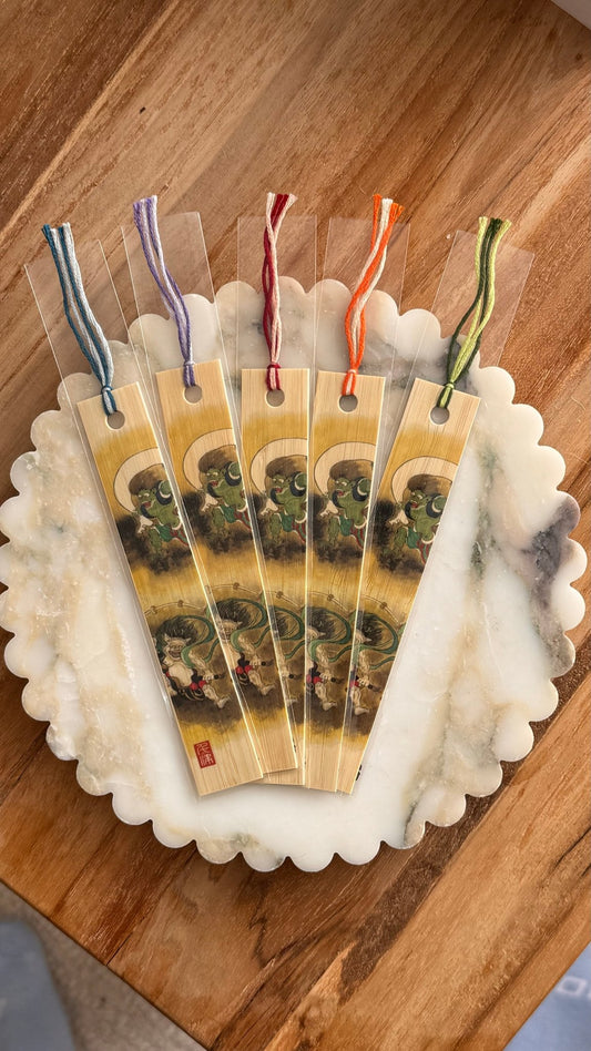 Japanese Bamboo Bookmark, Mystical Beasts - Scents of Japan