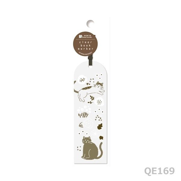 Japanese Clear Bookmark – Cats - Scents of Japan