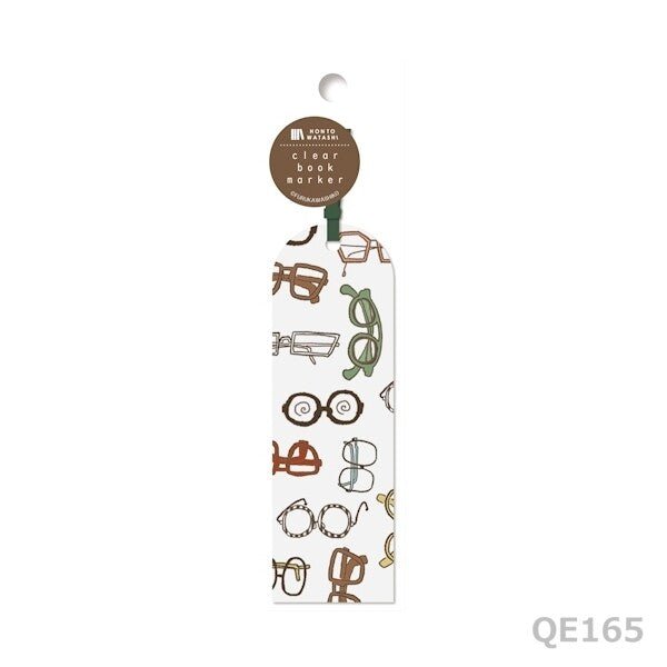 Japanese Clear Bookmark – Glasses - Scents of Japan