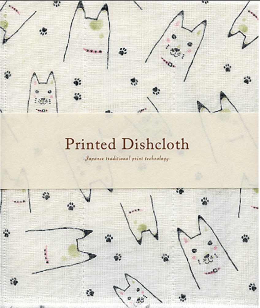 Japanese Dish Cloth, Dogs - Scents of Japan