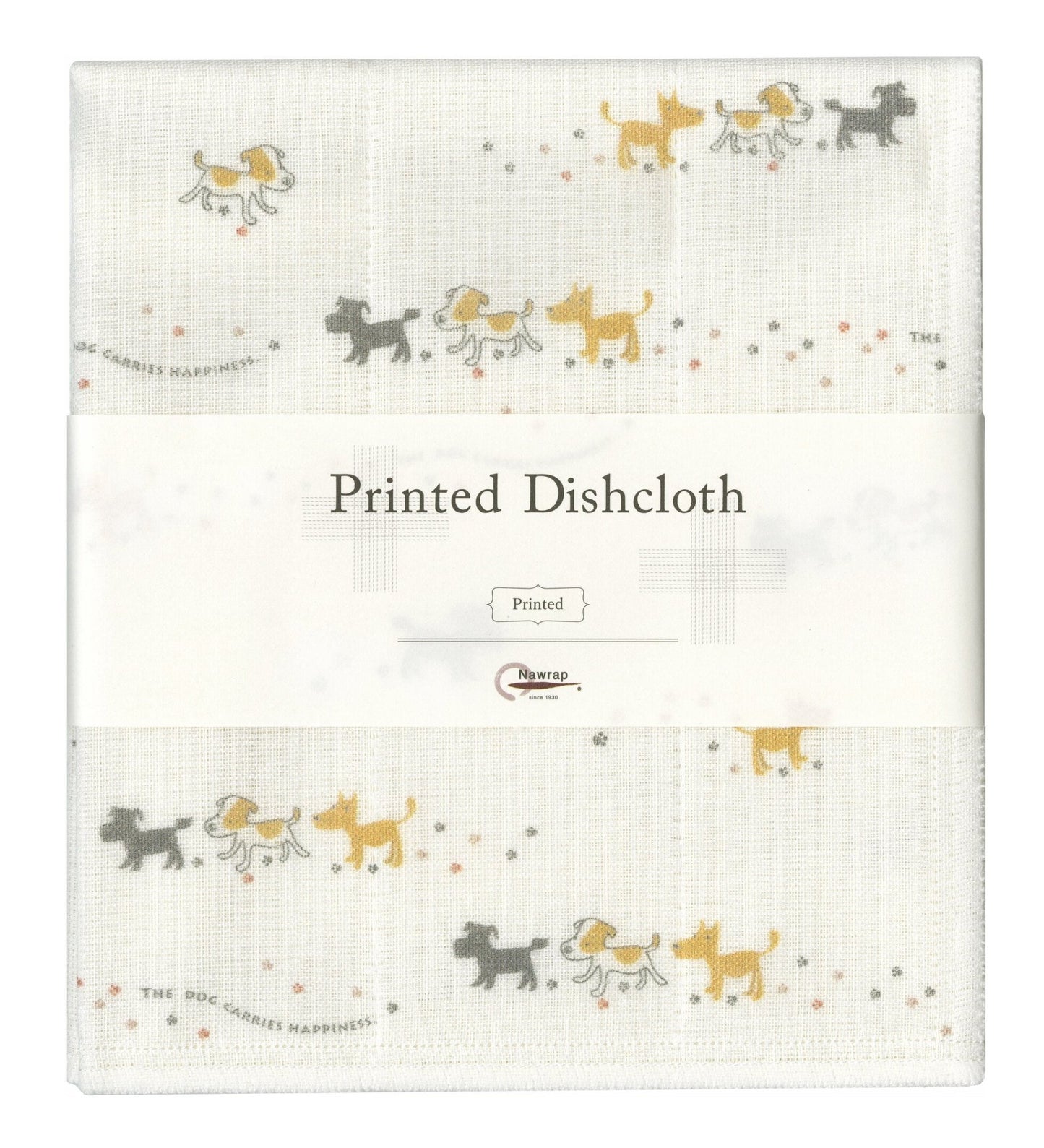 Japanese Dish Cloth, Dogs Carry Happiness - Scents of Japan