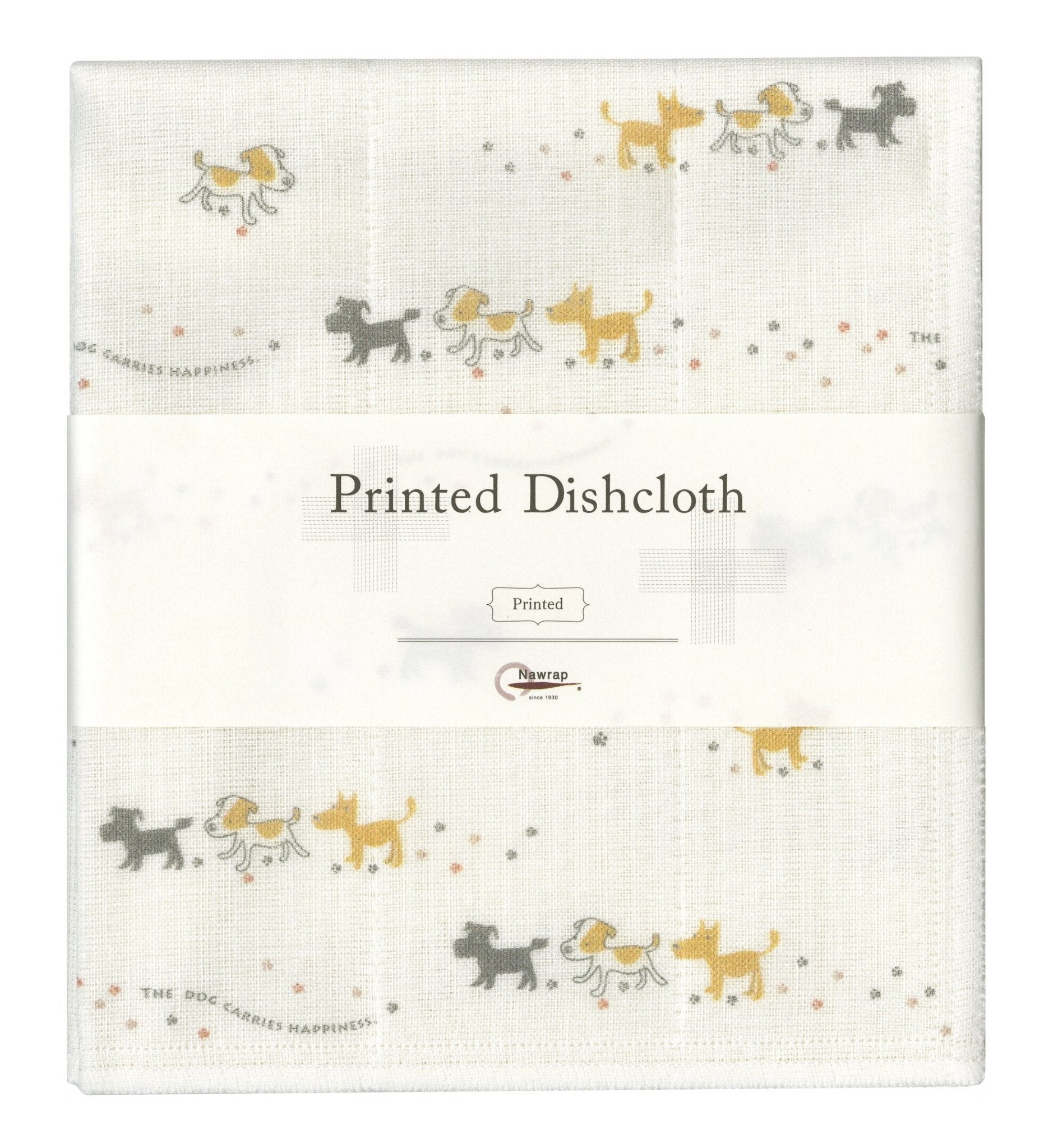 Japanese Dish Cloth, Dogs Carry Happiness - Scents of Japan