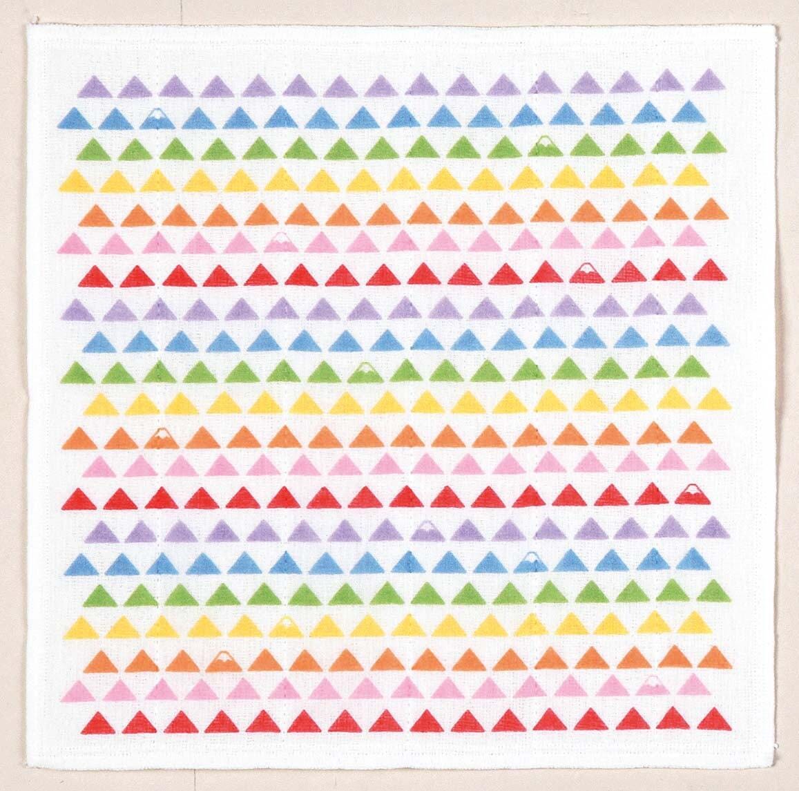 Japanese Dish Cloth, Seven Colours Mt Fuji - Scents of Japan