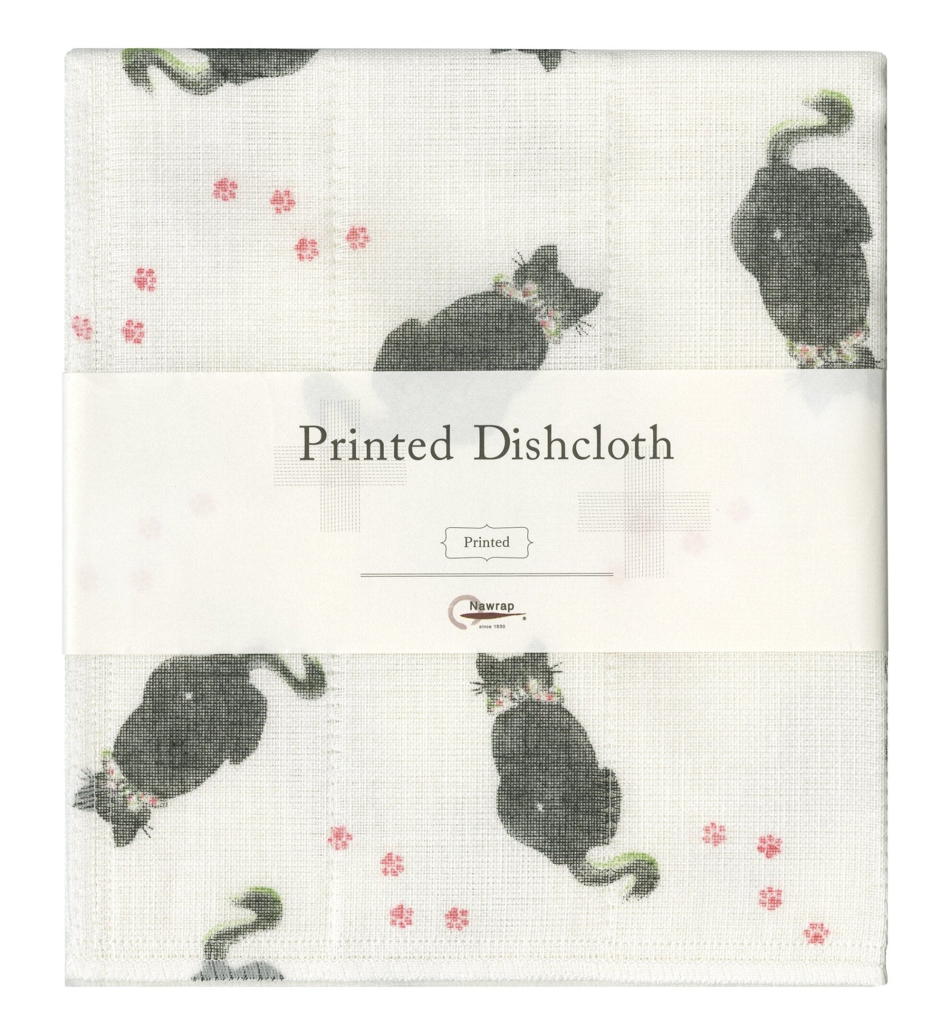 Japanese Dish Cloth, Sleeping Cats - Scents of Japan