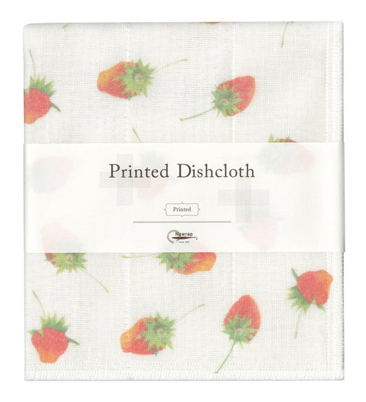 Japanese Dish Cloth, Strawberries - Scents of Japan