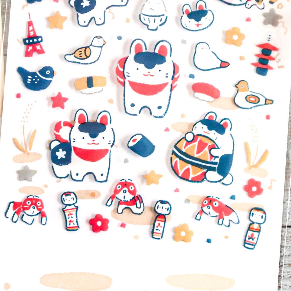 Japanese Dog Festival Stickers - Scents of Japan