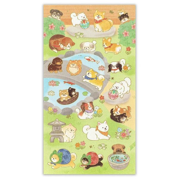 Japanese Dog & Japanese Garden Stickers - Scents of Japan