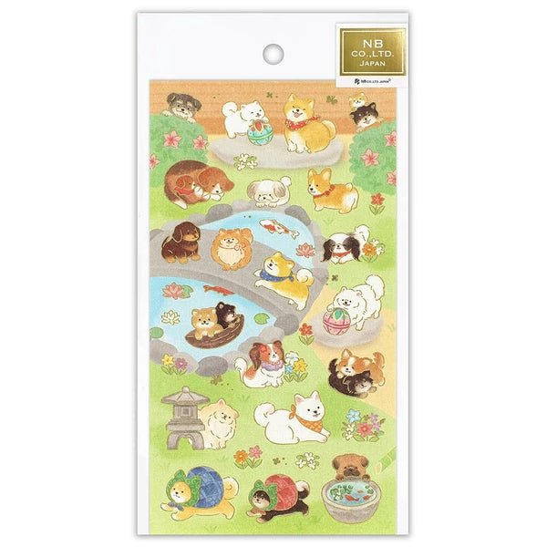Japanese Dog & Japanese Garden Stickers - Scents of Japan