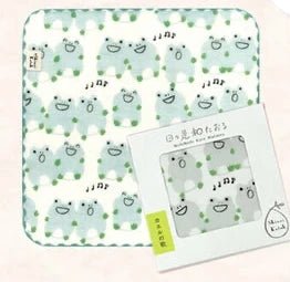 Japanese Face Washer, Boxed, Frogs - Scents of Japan