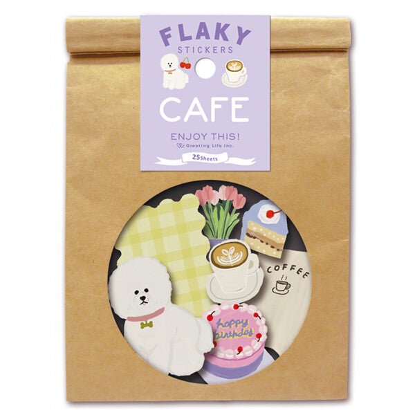 Japanese Flake Stickers – Cafe & Dogs - Scents of Japan