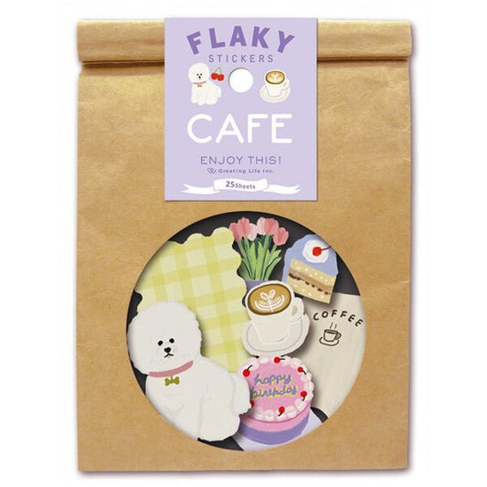 Japanese Flake Stickers – Cafe & Dogs - Scents of Japan