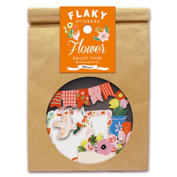 Japanese Flake Stickers – Flower Theme - Scents of Japan