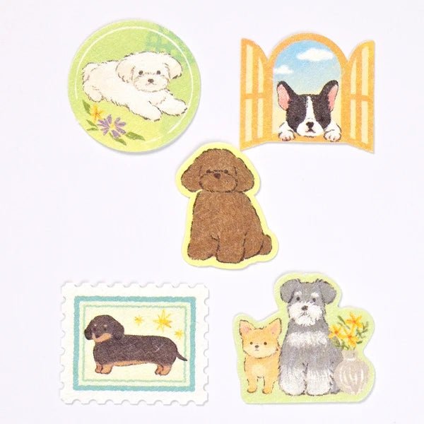 Japanese Flake Stickers – My Mood, Green Dogs - Scents of Japan