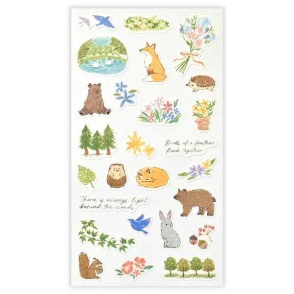 Japanese Forest Animals Stickers - Scents of Japan