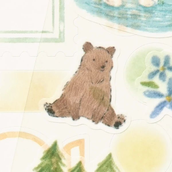 Japanese Forest Animals Stickers - Scents of Japan