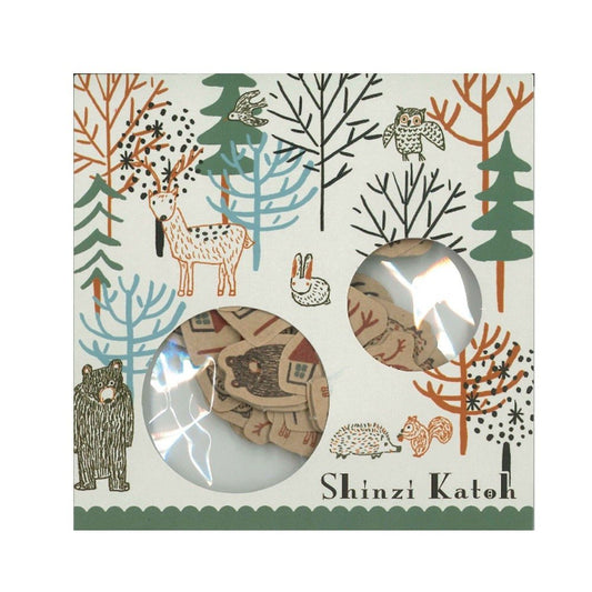 Japanese Forest Animals Stickers - Scents of Japan