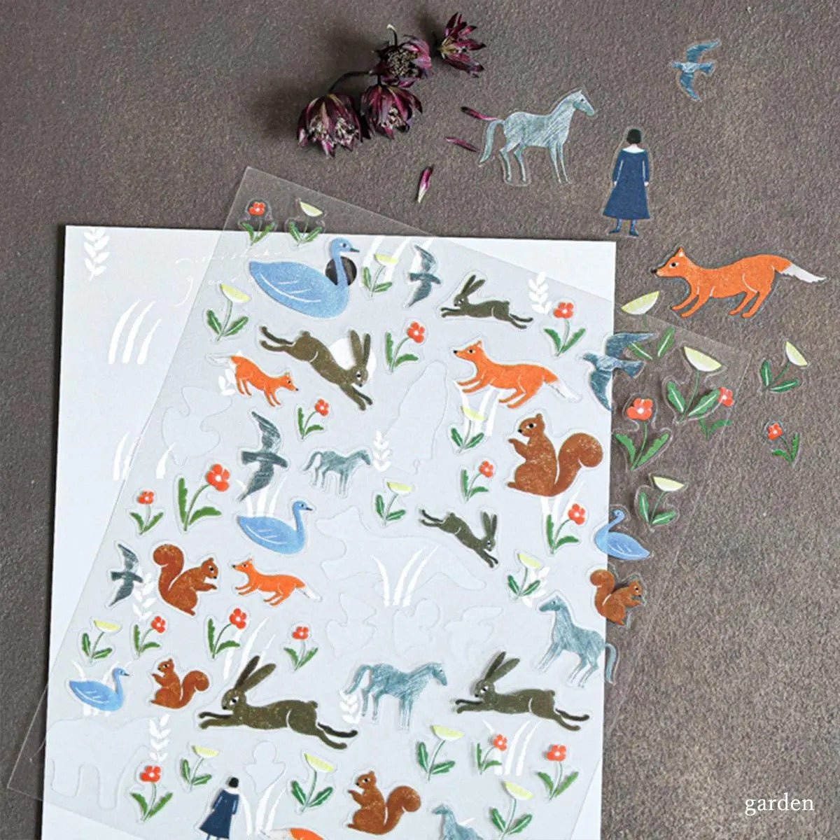 Japanese Foxes & Friends Stickers - Scents of Japan