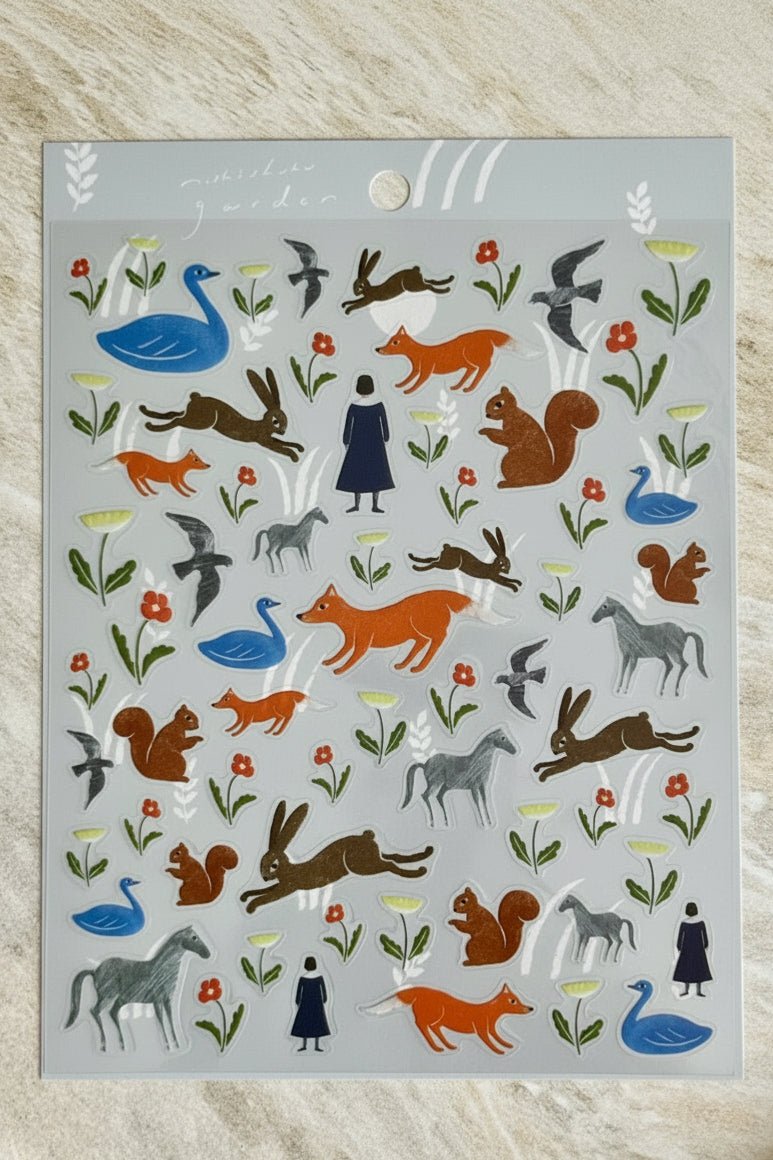 Japanese Foxes & Friends Stickers - Scents of Japan