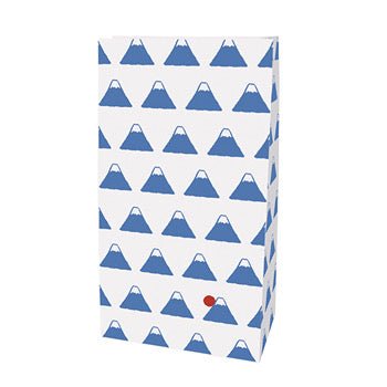 Japanese Gift Bags, Paper, Medium, Flat Bottom, Mt Fuji - Scents of Japan