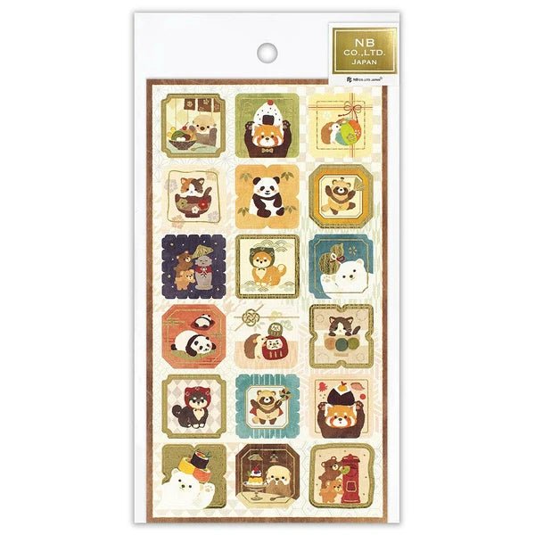 Japanese Gold Foil Animal Stickers - Scents of Japan