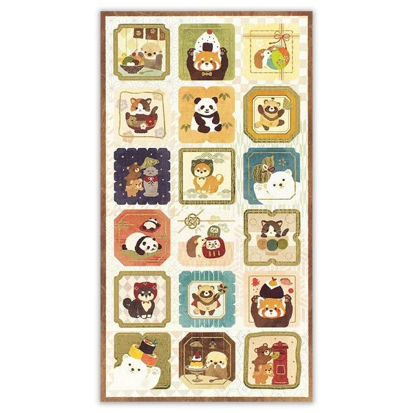 Japanese Gold Foil Animal Stickers - Scents of Japan