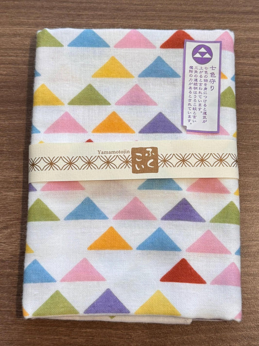 Japanese Hand Towel, Seven Coloured Scales - Scents of Japan
