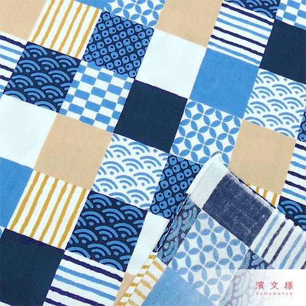 Japanese Handkerchief, Checkered - Scents of Japan