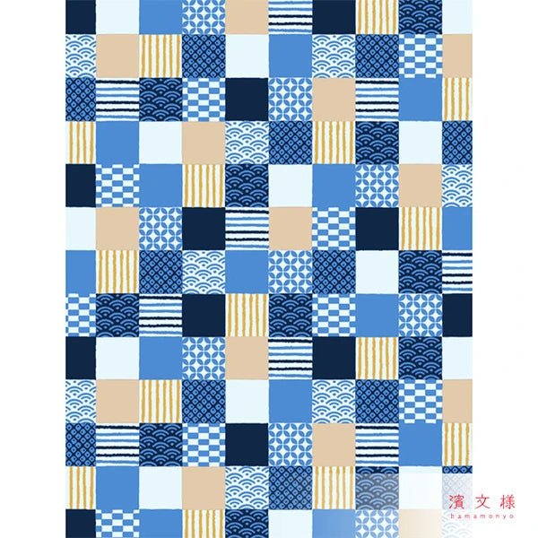 Japanese Handkerchief, Checkered - Scents of Japan
