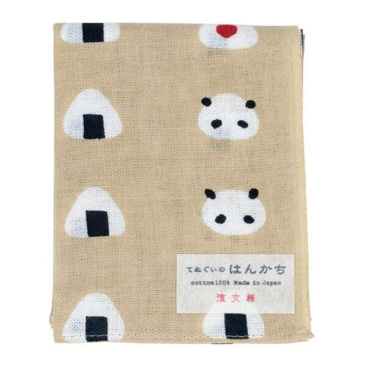 Japanese Handkerchief, Onigiri & Panda - Scents of Japan