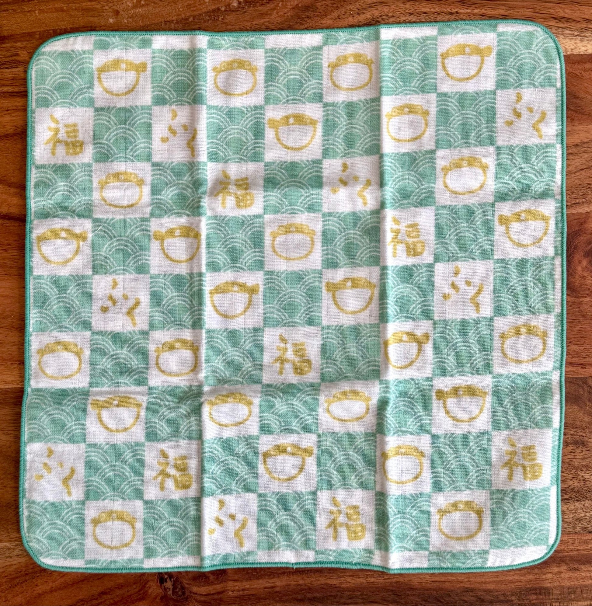 Japanese Handkerchief, Pine, Bamboo & Plum Blossom - Scents of Japan