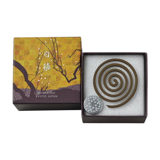 Japanese Incense Coils, White Plum - Scents of Japan