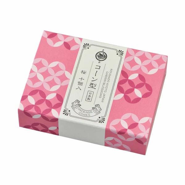 Japanese Incense Cones Gift Set, Cherry Blossom Bright Pink - Scents of Japan